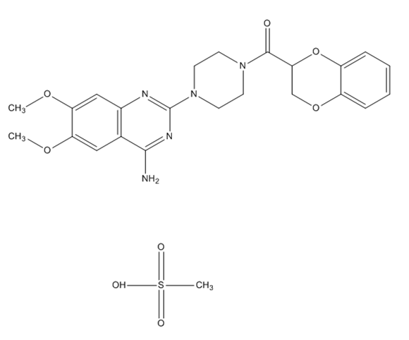 甲磺酸多沙唑嗪,Doxazosin Mesylate