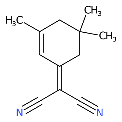 2-(3,5,5-三甲基环己-2-烯-1-亚烷基)丙二腈,2-(3,5,5-Trimethylcyclohex-2-en-1-ylidene)malononitrile