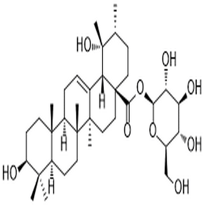 Pomolic acid 28-O-β-D-glucopyranosyl ester,Pomolic acid 28-O-β-D-glucopyranosyl ester