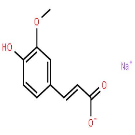 阿魏酸钠,Sodium 3-(4-hydroxy-3-methoxyphenyl)acrylate