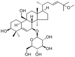 3β,7β,19-Trihydroxy-25-methoxycucurbita-5,23-diene 7-O-glucoside,3β,7β,19-Trihydroxy-25-methoxycucurbita-5,23-diene 7-O-glucoside