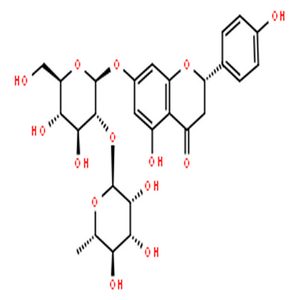 柚皮苷,7-(2-O-(6-deoxy-alpha-L-mannopyranosyl)-beta-D-glucopyranosyloxy)-2,3-dihydro-4
