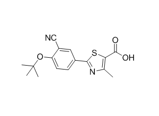 非布索坦杂质70,2-(4-(tert-butoxy)-3-cyanophenyl)-4-methylthiazole-5-carboxylic acid