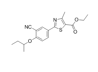 非布索坦杂质48,ethyl 2-(4-(sec-butoxy)-3-cyanophenyl)-4-methylthiazole-5- carboxylate