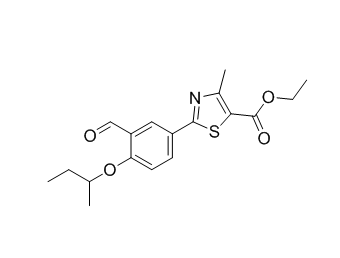非布索坦杂质47,ethyl 2-(4-(sec-butoxy)-3-formylphenyl)-4-methylthiazole-5- carboxylate