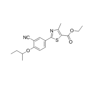 非布索坦杂质48,ethyl 2-(4-(sec-butoxy)-3-cyanophenyl)-4-methylthiazole-5- carboxylate