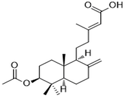 3-Acetoxy-8(17),13E-labdadien-15-oic acid,3-Acetoxy-8(17),13E-labdadien-15-oic acid