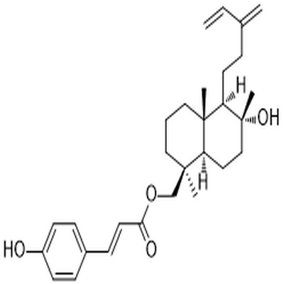 8α-Hydroxylabda-13(16),14-dien-19-yl p-hydroxycinnamate,8α-Hydroxylabda-13(16),14-dien-19-yl p-hydroxycinnamate