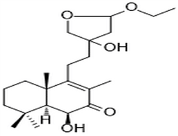 15,16-Epoxy-15-ethoxy-6β,13-dihydroxylabd-8-en-7-one