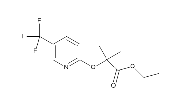 2-甲基-2-[[5-(三氟甲基)吡啶-2-基]氧基]丙酸乙酯,Ethyl 2-methyl-2-[[5-(trifluoromethyl)pyridin-2-yl]oxy]propanoate