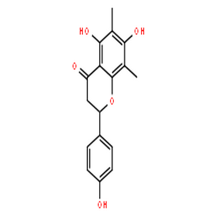 杜鹃素,5,7-Dihydroxy-2-(4-hydroxyphenyl)-6,8-dimethylchroman-4-one