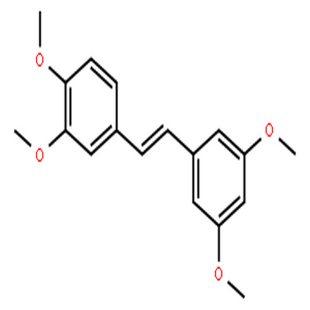 3,3',4',5-四甲氧基二苯乙烯,Benzene,4-[(1E)-2-(3,5-dimethoxyphenyl)ethenyl]-1,2-dimethoxy-
