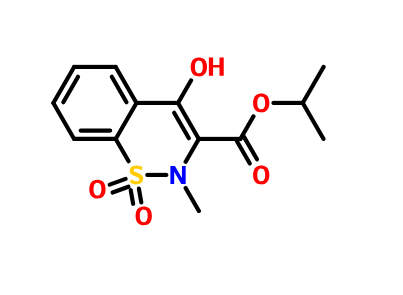 4-羟基-2-甲基-2H-1,2-苯并噻嗪-3-甲酸异丙酯 1,1-二氧化物,4-Hydroxy-2-methyl-2H-1,2-benzothiazine-3-carboxylic acid isopropyl ester 1,1-dioxide