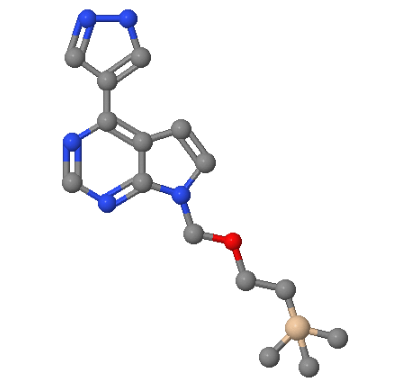 4-(1H-吡唑-4-基)-7-((2-(三甲基硅烷基)乙氧基)-甲基)-7H-吡咯并[2,3-D]嘧啶,4-(1H-PYRAZOL-4-YL)-7-((2-(TRIMETHYLSILYL)ETHOXY)METHYL)-7H-PYRROLO[2,3-D]PYRIMIDINE