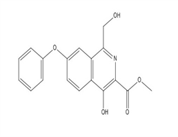 4-羟基-1-羟甲基-7-苯氧基异喹啉-3-甲酸甲酯