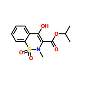 4-羟基-2-甲基-2H-1,2-苯并噻嗪-3-甲酸异丙酯 1,1-二氧化物,4-Hydroxy-2-methyl-2H-1,2-benzothiazine-3-carboxylic acid isopropyl ester 1,1-dioxide