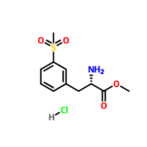 (S)-2-氨基-3-甲砜基-苯丙酸甲酯盐酸盐,methyl (S)-2-amino-3-(3-(methylsulfonyl)phenyl)propanoate hydrochloride