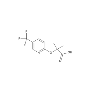 2-甲基-2-[(5-三氟甲基吡啶-2-基)氧基]丙酸,2-Methyl-2-[(5-trifluoromethylpyridin-2-yl)oxy]propionic acid