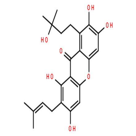 伽升沃 C,9H-Xanthen-9-one,1,3,6,7-tetrahydroxy-8-(3-hydroxy-3-methylbutyl)-2-(3-methyl-2-buten-1-yl)-