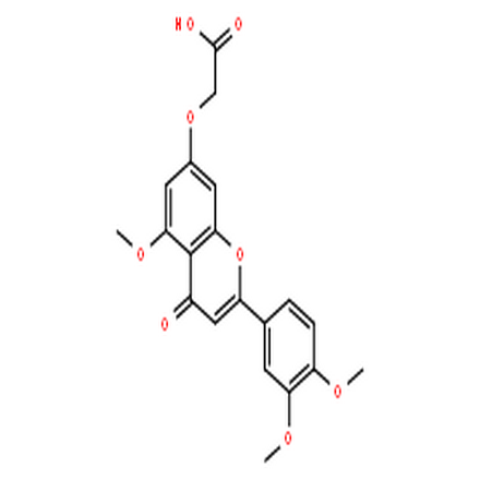 DA-6034,2-[2-(3,4-Dimethoxyphenyl)-5-methoxy-4-oxo-4H-1-benzopyran-7-yloxy]acetic acid