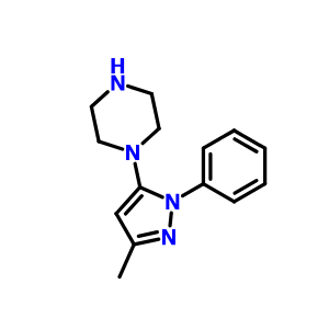 1-(3-甲基-1-苯基-5-吡唑基)哌嗪,1-(3-Methyl-1-phenyl-5-pyrazolyl)piperazine