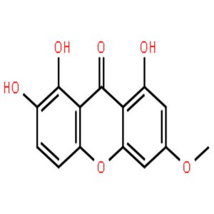 当药宁,1,2,8-Trihydroxy-6-methoxy-9H-xanthen-9-one