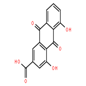 大黄酸,4,5-Dihydroxy-9,10-dioxo-9,10-dihydroanthracene-2-carboxylic acid