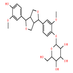 (+)松脂素-β-D-吡喃葡萄糖苷,(+)-Pinoresinol-4-O-beta-D-glucopyranoside