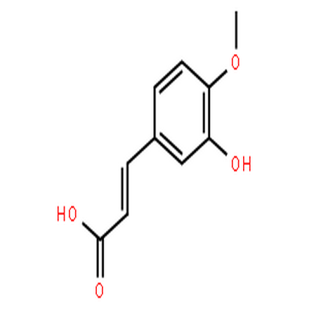 异阿魏酸,3-(3-Hydroxy-4-methoxyphenyl)acrylic acid