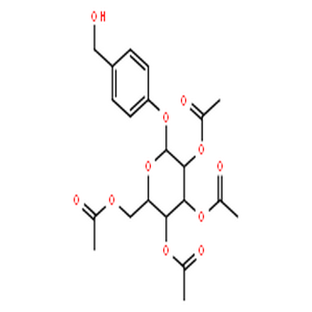 乙酰天麻素,(2R,3R,4S,5R,6S)-2-(Acetoxymethyl)-6-(4-(hydroxymethyl)phenoxy)tetrahydro-2H-pyran-3,4,5-triyl triacetate