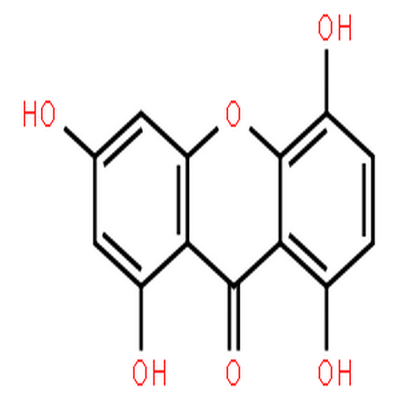 去甲基雏叶龙胆酮,9H-Xanthen-9-one,1,3,5,8-tetrahydroxy-