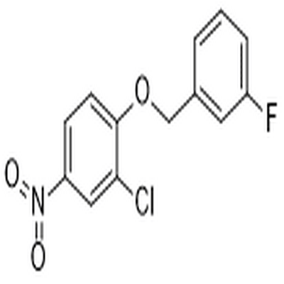 3-Chloro-4-(3-fluorobenzyloxy)nitrobenzene,3-Chloro-4-(3-fluorobenzyloxy)nitrobenzene