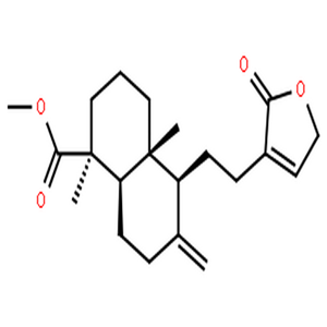 红松内酯,1-Naphthalenecarboxylicacid,5-[2-(2,5-dihydro-2-oxo-3-furanyl)ethyl]decahydro-1,4a-dimethyl-6-methylene-,methyl ester, (1S,4aR,5S,8aR)-