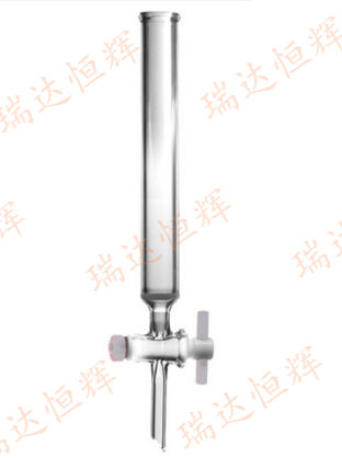 玻璃砂芯层析柱标准敞口,Standard opening of glass sand core chromatographic column