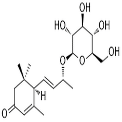 (6R,9R)-3-Oxo-α-ionol glucoside,(6R,9R)-3-Oxo-α-ionol glucoside