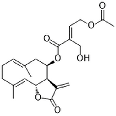 8β-(4-Acetoxy-5-hydroxytigloyloxy)costunolide,8β-(4-Acetoxy-5-hydroxytigloyloxy)costunolide