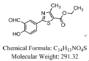 2-(3-醛基-4-羟基苯基)-4-甲基噻唑-5-羧酸乙酯,ethyl 2-(3-formyl-4-hydroxyphenyl)-4-methyl thiazole-5-carboxylate