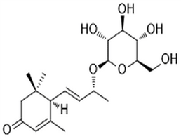 (6R,9R)-3-Oxo-α-ionol glucoside,(6R,9R)-3-Oxo-α-ionol glucoside