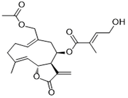 8β-(4-Hydroxytigloyloxy)ovatifolin