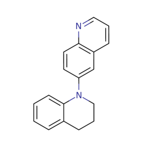 3,4-二氢-2H-[1,6′]联喹啉基，N-氰基-6′-基）-1,2,3,4-四氢萘醌