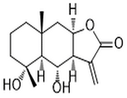 4α,6α-Dihydroxyeudesm-11(13)-en-12,8β-olide,4α,6α-Dihydroxyeudesm-11(13)-en-12,8β-olide