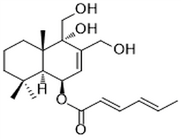 6β-(Hexa-2,4-dienoyloxy)-9α,12-dihydroxydrimenol,6β-(Hexa-2,4-dienoyloxy)-9α,12-dihydroxydrimenol
