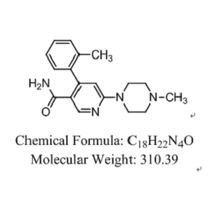 6-(4-甲基哌嗪-1-基)-4-(2-甲基苯基)烟酰胺,6-(4-Methylpiperazin-1-yl)-4-(2-methylphenyl)nicotinamide