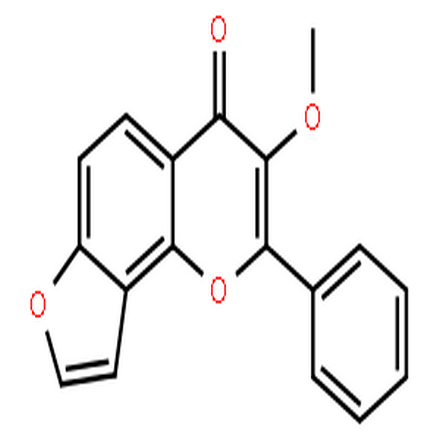 水黄皮素,3-Methoxy-2-phenyl-4H-furo[2,3-h]chromen-4-one