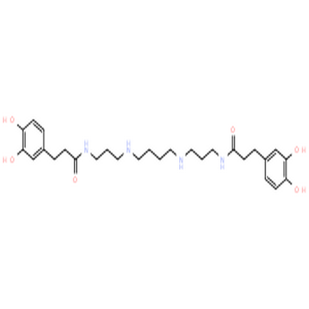 地骨皮甲素,Benzenepropanamide,N,N'-[1,4-butanediylbis(imino-3,1-propanediyl)]bis[3,4-dihydroxy-