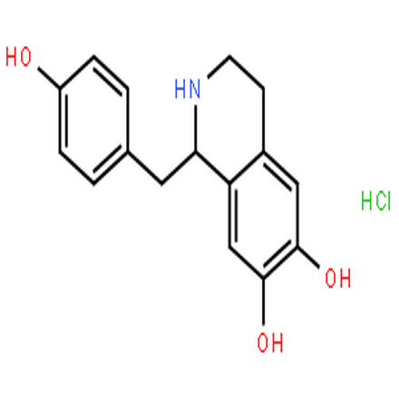 去甲乌药碱盐酸盐,6,7-Dihydroxy-1-(4-Hydroxybenzyl)-1,2,3,4-tetrahydroisoquinoline Hydrochloride