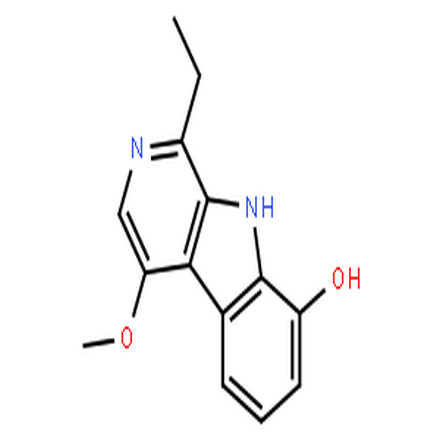 苦木西碱J,9H-Pyrido[3,4-b]indol-8-ol,1-ethyl-4-methoxy-