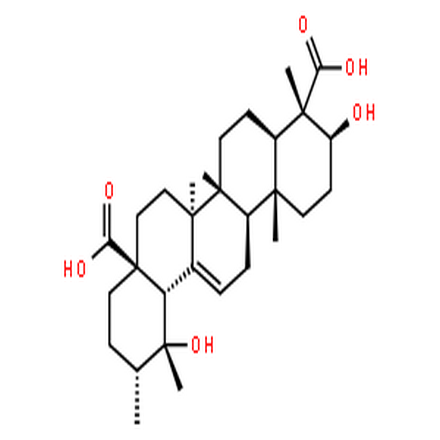 冬青素A,,Urs-12-ene-23,28-dioicacid, 3,19-dihydroxy-, (3b,4b)-
