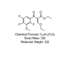莫西沙星杂质Ⅳ,((Z)-ethyl 3-ethoxy-2-(2,4,5-trifluoro-3-methoxybenzoyl)acrylate)