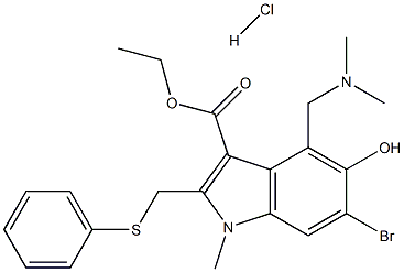 鹽酸阿比朵爾,Arbidol hydrochloride